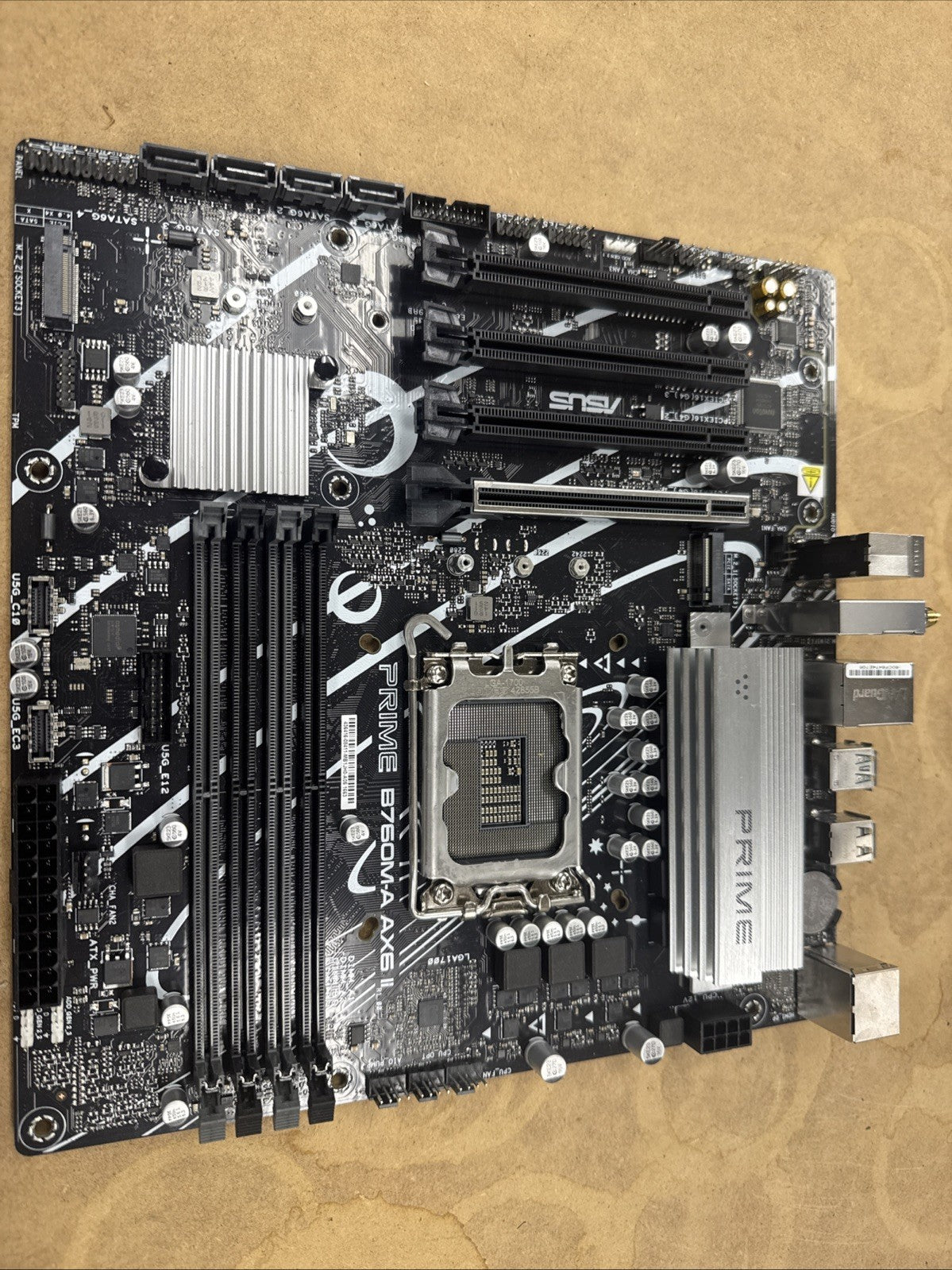 ASUS Prime B760M-A AX  WIFI Intel LGA 1700 B760 MicroATX Desktop Motherboard