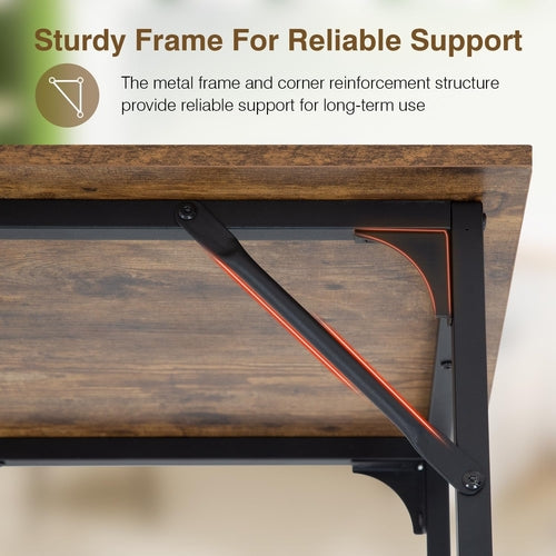 39 Inches Computer Desk, Modern Simple Style Desk for Home Office,