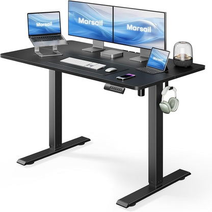 Electric Adjustable Standing Desk 48x24 With Memory Presets