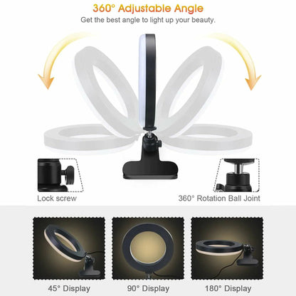 LED Ring Light for Computer