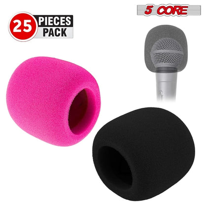 5Core Microphone Cover Soft Foam Mic Windscreen Windproof Sponge for