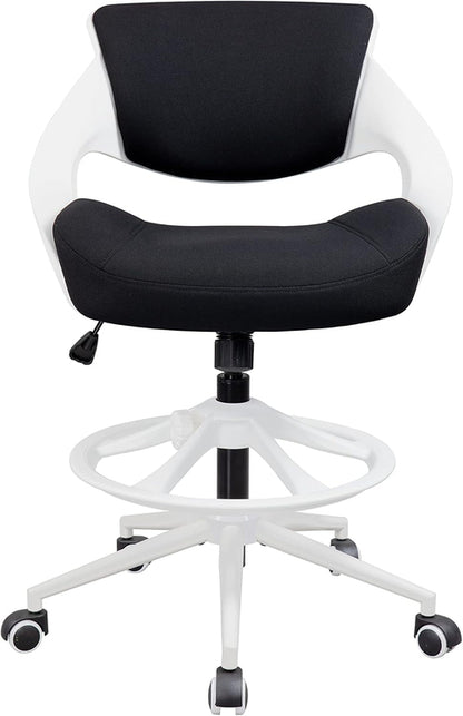 Ergonomic Drafting Chair,Standing Computer Desk Chair,Foot Ring,Lumbar