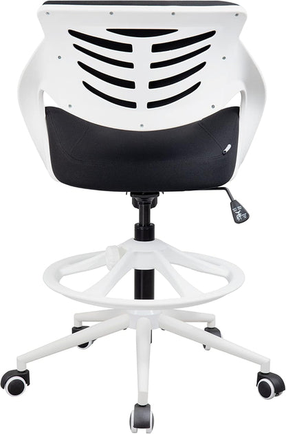 Ergonomic Drafting Chair,Standing Computer Desk Chair,Foot Ring,Lumbar
