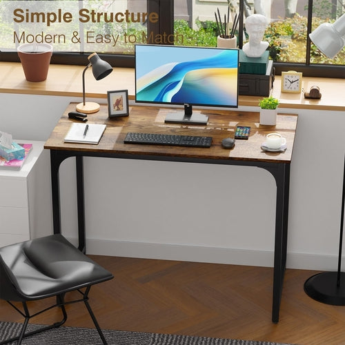 39 Inches Computer Desk, Modern Simple Style Desk for Home Office,