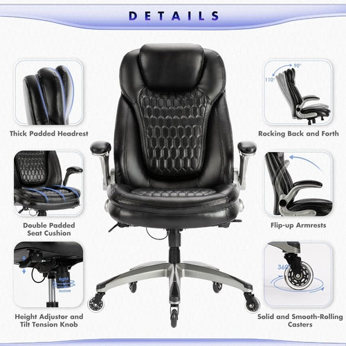 Executive Office Chair-Ergonomic Computer Desk Chair, High Back