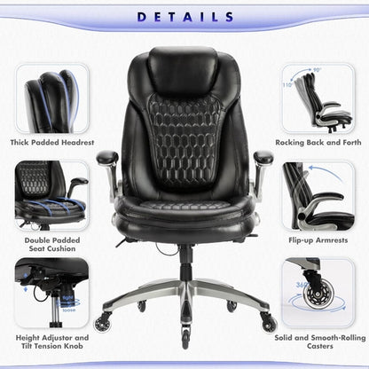 Executive Office Chair-Ergonomic Computer Desk Chair, High Back