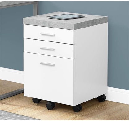 I 7051 File Cabinet, Rolling Mobile, Storage Drawers, Printer Stand,