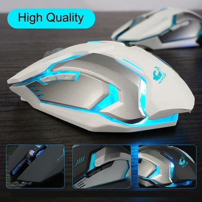 Ninja Dragon Stealth 7 Silent LED Gaming Wireless Mouse
