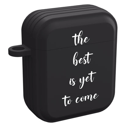 Custom Text HDX Black Case Cover for Apple AirPods Gen 1, 2, 3 & Pro