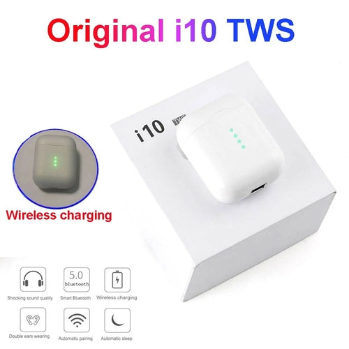 Wireless charging Bluetooth i10 TWS for Iphone12 Huawei Xiaomi Earphones