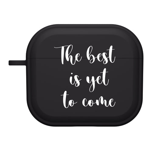 Custom Text HDX Black Case Cover for Apple AirPods Gen 1, 2, 3 & Pro