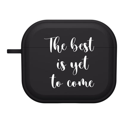 Custom Text HDX Black Case Cover for Apple AirPods Gen 1, 2, 3 & Pro