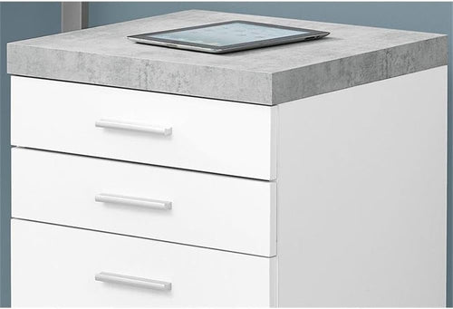 I 7051 File Cabinet, Rolling Mobile, Storage Drawers, Printer Stand,