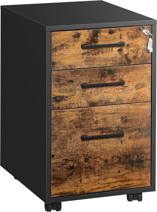 File Cabinet, Pre-Assembled except Wheels and Handles, Office Filing