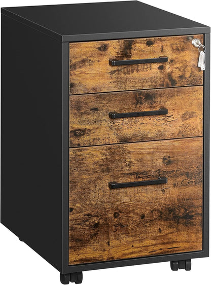 File Cabinet, Pre-Assembled except Wheels and Handles, Office Filing