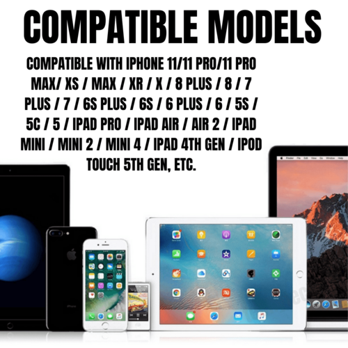 2 Pack 10FT XL Charger Compatible for iPhone USB Cable