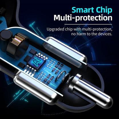 2 PACK PBG LED 4 Port Rapid Car Charger - Charges 4 Devices at once!